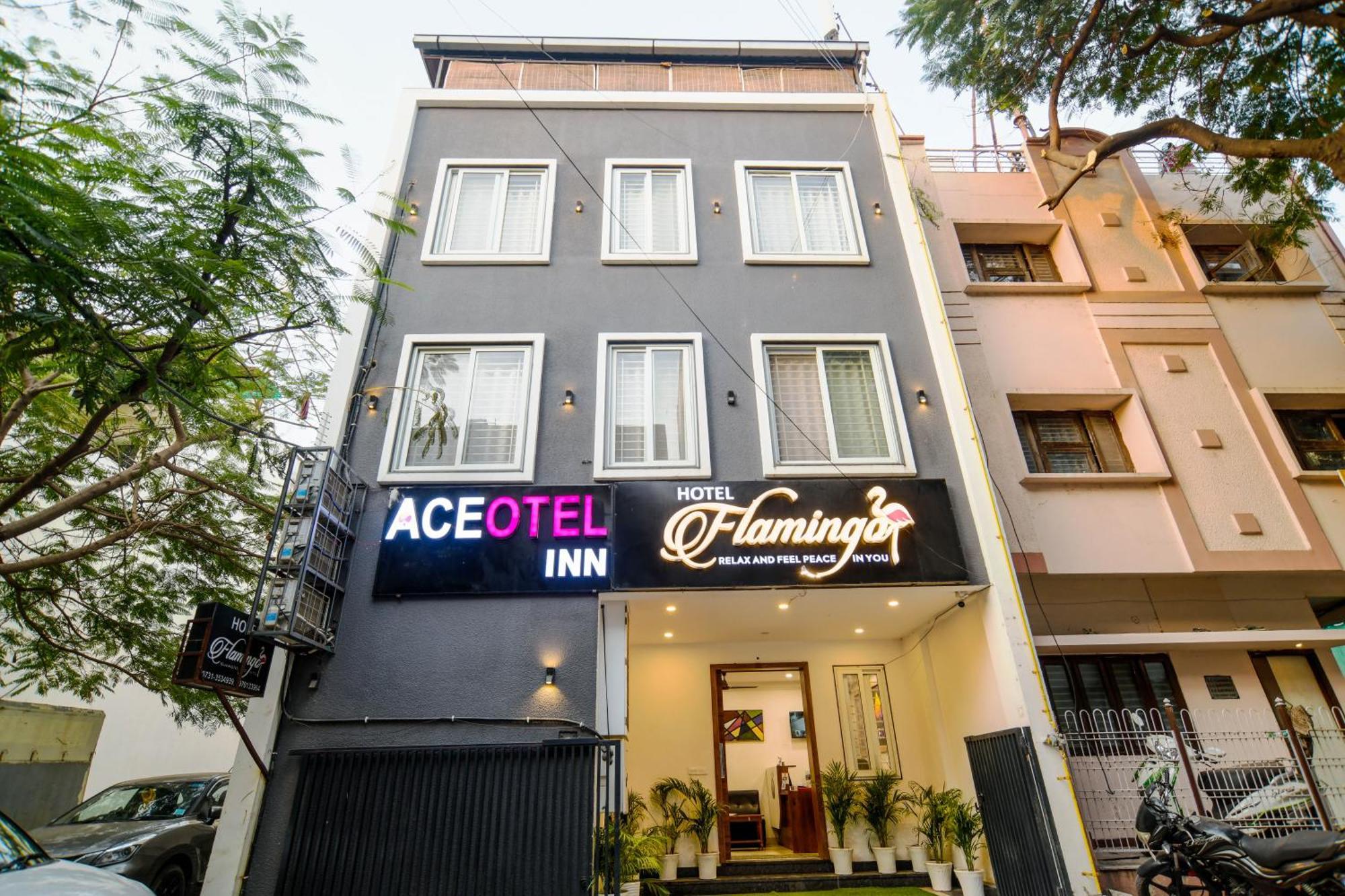 Aceotel Inn Flamingo Indore Buitenkant foto
